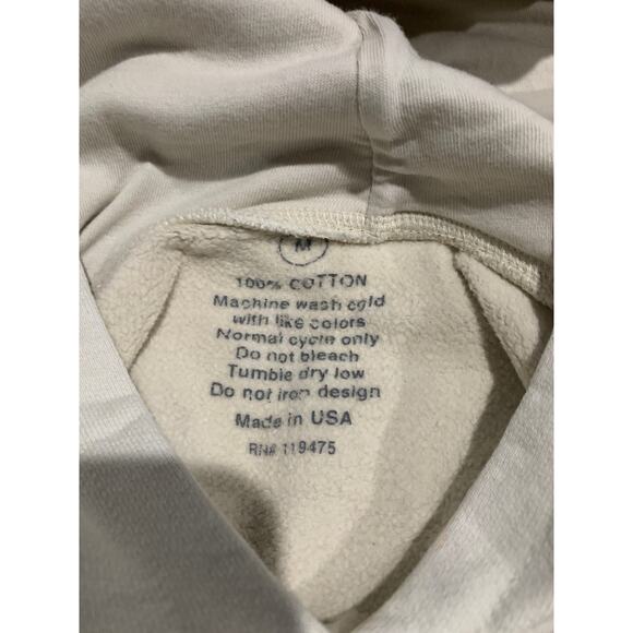 NWOT Talentless Beige Hoodie Sweatshirt Sz Medium - Picture 6 of 6